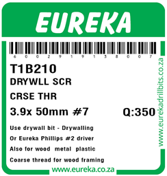 T1B210 - Drywall Screw -T1B210_Label_T